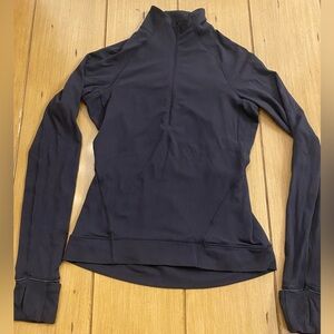 Lululemon Womens Black Jacket Lightweight Activewear Athleisure Pullover Size 4